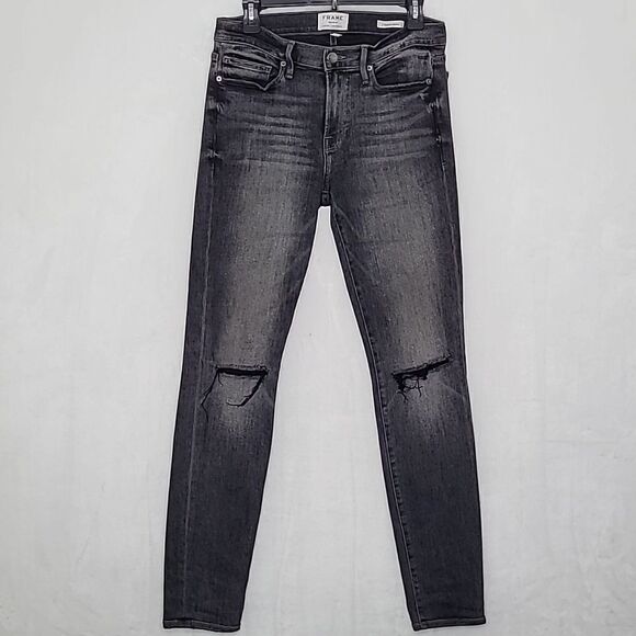 Frame L' Homme Skinny Distressed Jeans Size 32 - Picture 1 of 10